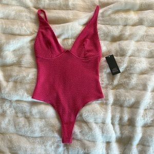 Hot Pink bodysuit